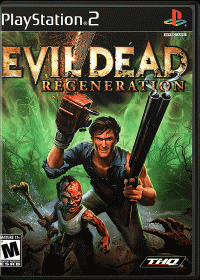 Evil Dead Regeneration Playstation 2 US box art